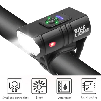 T6 LED Dviračio Žibintai 10W 800LM USB Įkrovimo priekinis žibintas MTB Kalnų Keliais Dviračiu Priekiniai Šviesos Žibintuvėlio Lemputė Dviračių sporto Įranga