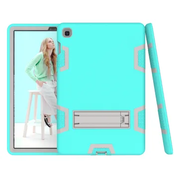 Tablet case For Samsung Galaxy Tab S5e 10.5 colio 2019 Naujas Nešiojamas Kietasis Spalva Smūgiams Stovėti silikono Apsaugos Atveju