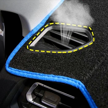 TAIJS Automobilio prietaisų Skydelio Dangtelį Brūkšnys Kilimėlis galiniu langu Mygtukai Kilimų Dashmat Anti-UV Honda Civic 
