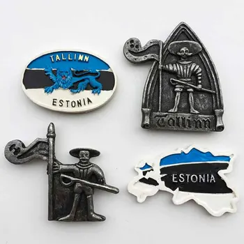 Taline (Estija šaldytuvas magnetai, turistinių suvenyrų 3D Dervos Amatų Magnetinio Šaldytuvo Lipdukų Rinkimo Dekoracija Dovanos