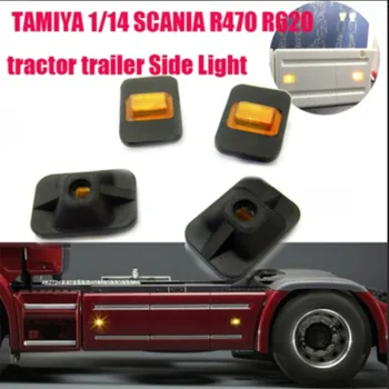 Tamiya scania sunkvežimių pusėje sijonas led lempa 1/14 masto rc scania actros r620 56323 r470 traktoriaus priekabos sunkvežimių