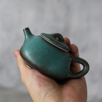TANGPIN žalia keramikos arbatinukas tradicinės kinų arbatos puodą 125ml