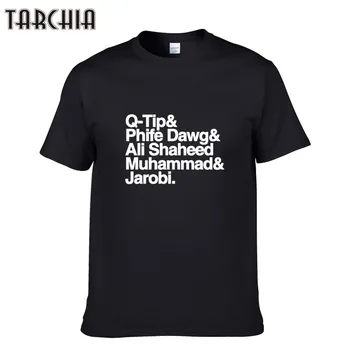 TARCHIA vyriški trumpomis Rankovėmis O-Kaklo T-shirt Laiškas Išspausdintas T Shirts 2018 M. Vasaros Atsitiktinis Streetwear Hip-Hop Tees Viršūnes Homme