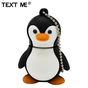 TEKSTAS MAN animacinių filmų mielas pingvinas stiliaus usb2.0 4GB 8GB 16GB 32GB 64GB pen drive USB 