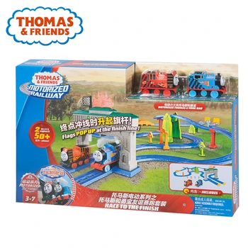 Thomas & Friends Variklio Geležinkelio Lenktynių Baigti Track Builder Traukinio Žaislų Lenktynių Automobilių 2vnt Traukinio Vaikas Žaislas FRL57 Už Gimtadienis