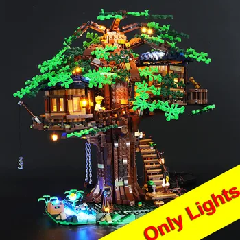 (Tik žibintai)Idėjos Serijos LED lemputės Komplektą Už 21318 Medžio Namas Žaislai Apšvietimas Nustatyti dovana Compatile 6007