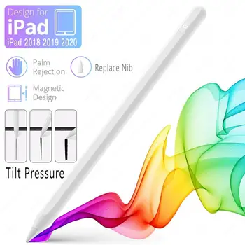 Tilt Slėgio Stylus Pen for Apple iPad Pieštuku iPad 4 Oro 10.9 Pro 11 12.9 2019 2020 10.2 7 8 Kartai Palmių Atmetimo