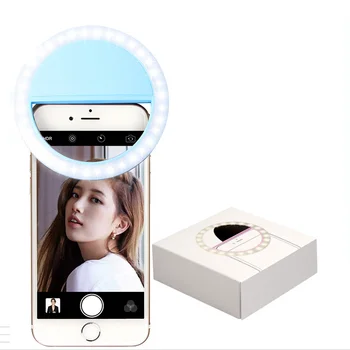TOKOHANSUN 36 lempa USB įkrovimo LED Selfie Žiedas Šviesos Iphone Samsung Apšvietimo Selfie Didinti Užpildykite Šviesa Visiems išmaniųjų telefonų