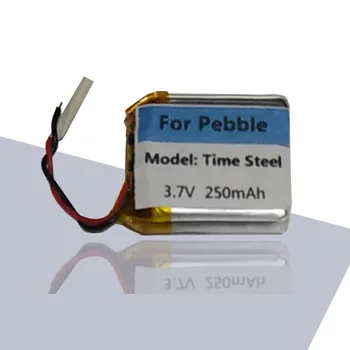 ToolSets + OEM 250mAh Baterija Pebble Laiko Plieno Smart Žiūrėti Batterie Akumuliatoriai AKKU ( Suderinama su SP551923AE )