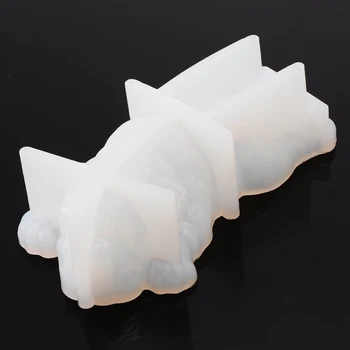 Tortas Minkštas Šokolado Želė Mažylis Pelėsių Baltas 3D Šuo Gyvūnų Formos Silikono Formos Virtuvės Putėsiai Bakeware Kepimo Pyragas Įrankiai