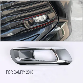 Toyota Camry 2018 2019 XV70 Automobilių Priekiniai Rūko Žibintas Apima aplinkosaugos ¾enklelis Apdaila, ABS Chrome 