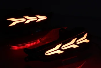 Toyota Yaris 2017 2018 LED Automobilio Galinio Bamperio Atšvaito Uodega Stabdžių Šviesos Juosta Vairavimo Rūko žibintas