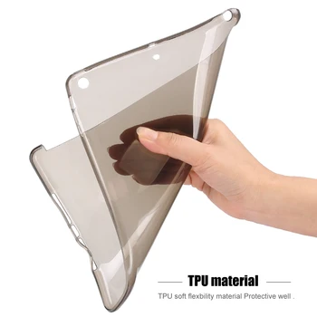 TPU Case Cover For iPad mini 5 2019 Aiyopeen Skaidri Minkšta Silikoninė Atgal case for ipad mini 4 3 2 1 7.9 colių
