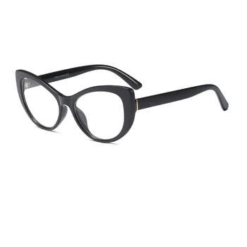 TR90 Seksualus, cat eye akiniai rėmeliai moterų Mados Prekės ženklo Optiniai Akinių Rėmeliai Derliaus Skaidrūs Akiniai Moterų