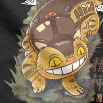 Tradicinis Nekobasu T-Marškinėliai Vyrams, Japonų Mano Kaimynas Totoro Catbus Juokinga Medvilnės Marškinėliai Apvalios Kaklo Marškinėliai Spausdinami Drabužiai