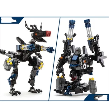 Transformacijos Serie Statybinių Blokų Rinkinys Robotas Automobilių Sunkvežimio Modelis Deformacijos Gudi Žaislas berniukui dovana