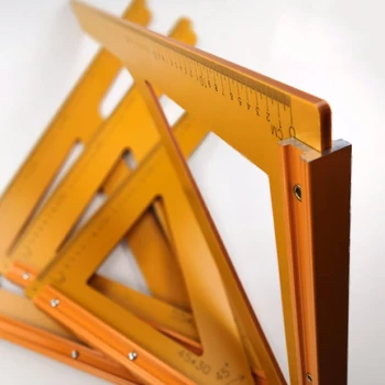 Trikampis Valdovas Kvadratų Medienos apdirbimo Aikštės Kampo Matlankis Matavimo Įrankiai 90 Laipsnių Medienos Pjūklas Stalo Trikampis Valdovas