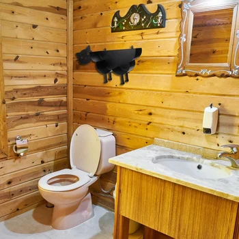 Tualetinio popieriaus laikiklis vonios tualeto savininkas vonios aksesuarai wc, Vonios kambarys aparatūros avių dekoratyvinis Popierius Saugojimas
