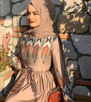 Turkijos Musulmonų Ramadano Abaja Moterų Suknelė, Hijab Eid Musulman Maroko Kaftan Nėriniai-up vestidos Djellaba Jubah Skraiste Islamo Apranga