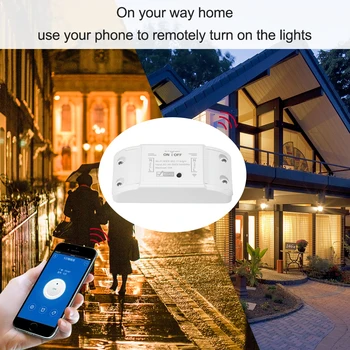 Tuya Wifi Smart Switch Laikmatis Belaidžio Nuotolinio Valdymo Jungiklis Universalus Protingo Namo Automatizavimo Moduliu, Alexa, Google Namuose