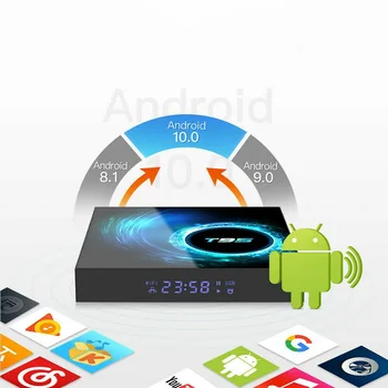 TV BOX T95 Android 10.0 smart tv box 4k 6k 4g 32gb 64gb 2.4 g Wifi, Bluetooth 5.0 Quad core set-top box media Player 