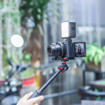Ulanzi Sony ZV1 Vlog Rinkinys Video Įrašyti Sąrankos L Plokštelę Įrašyti Mikrofonas Reguliuojamas LED Šviesos 