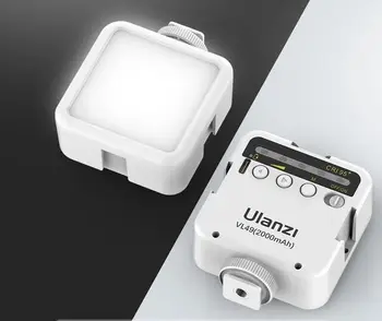 Ulanzi VL49 6W RGB Mini LED Vaizdo Šviesos, 2000mAh, Built-in Baterijos 5500K Fotografijos Apšvietimo VL81 3200K 5600K Vlog Užpildykite Šviesa
