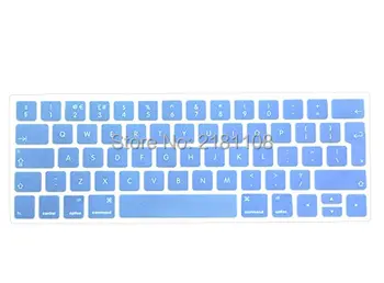 Ultra Plonas Silikono Europe Edition Klaviatūros Dangtelis, Klaviatūros Odos Raštas ES Išdėstymas Visiems MacBook Air 13