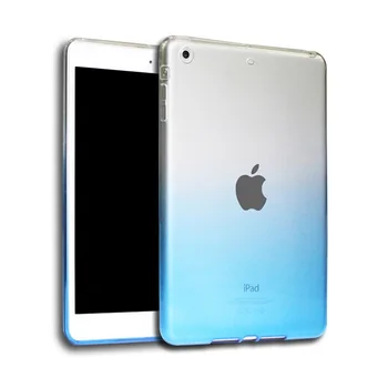 Ultra-plonas Tablet Case For iPad Oro 1 Air1 Atveju Suger Vaivorykštė Minkštos TPU A474 A1475 Dangtelis, Skirtas 