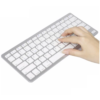 Ultra Slim Bluetooth Keyboard Mini Belaidė Klaviatūra 78 Klavišai rusų/vokiečių/Korėja/ispanų/FrenchFor 