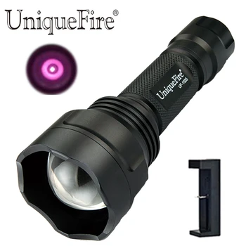 UniqueFire 1505 IR 940nm Priartinimas Naktinio Matymo Žibintuvėlis Nematomos Šviesos Žibintuvėlis su USB Vieno Lizdo Kroviklį Už Naktį Medžioklė