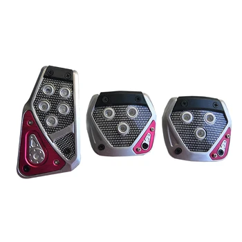 Universalus priešslydžio sistema pedalą automobilio pedalus padengti rinkinys, rinkinys, universalios aliuminio pavarų Dėžė automobilio stiliaus
