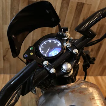 Universalūs Motociklo Spidometras Papildomas Apšvietimas Reguliuoti Atramos Ridos lemputė 12V Indikatorius Didelio Spindulio/Neutralus/Įjungti