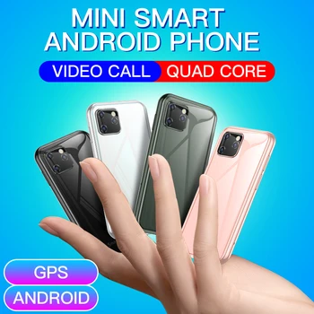 UNIWA 2.5 Colių XS11 Mini Mobilusis Telefonas Android 6.0 su Kortelės Dydžio Quad Core 1GB 8GB Išmanusis telefonas Dual SIM 1000mAh mobilusis telefonas WIFI