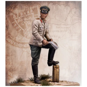 Unpainted Rinkinys 1/35 Pareigūnas žmogus Maršalas Erwin Rommel pav Istorinių Dervos Pav miniatiūriniai garažo rinkinys