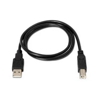 USB 2.0 A-USB B Kabelis NANOCABLE 10.01.0105-BK Black (4,5 m)