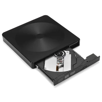 USB 3.0 Plonas Išorinis DVD RW / CD Rašytojas Ratai Degiklis Reader Žaidėjas Optiniai Diskai Nešiojamas PC dvd įrašymo įrenginys dvd Nešiojamas KOMPIUTERIS