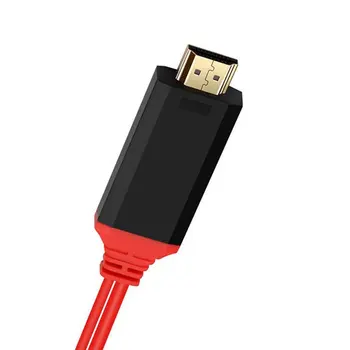 USB 3.1 C Tipo HDMI 2m Konverteris Adapterio Kabelį Ultra HD 1080P HD 