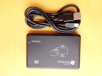 USB Dual Dažnio RFID Kortelių Skaitytuvas Artumo Jutiklis 125khz 13.56 mhz Smart 