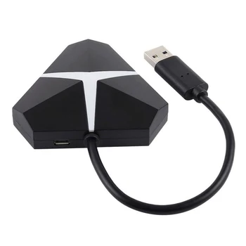 USB Koncentratorių, Home Office Nešiojamų Plug And Play) Su LED Šviesos 4 Port Stabili Splitter