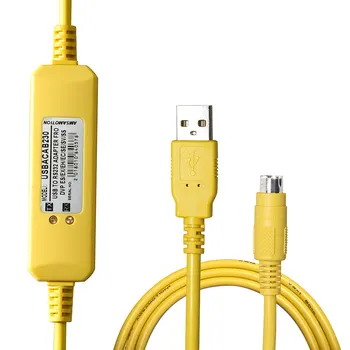 USB-SC09-FX Mitsubishi MELSEC FX Serijos PLC Programavimo Kabelis USB Į RS422 Adapteris Greitas laivas
