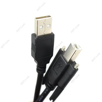 USB2.0 B Male Spausdintuvo Sąsaja Duomenų Kabelis USB B Tipo BM Su užsukamu užraktu Mašina, Vizija Pramonės Fotoaparatas