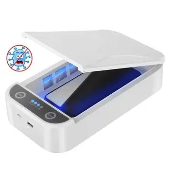 UV Ultravioletiniai Mobiliojo Telefono Dezinfekavimo Langelį, Belaidis Kroviklis, Valymo ir Dezinfekavimo Mašina, Papuošalai Sterilizavimo Dėžutė