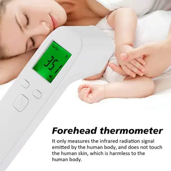 UX-A-02 Kūdikių ir Suaugusiųjų Ne-susisiekite su Infraraudonųjų spindulių Kaktos Termometras su Lcd Ekranas Skaitmeninis Lazerinis Temperatūra Įrankis