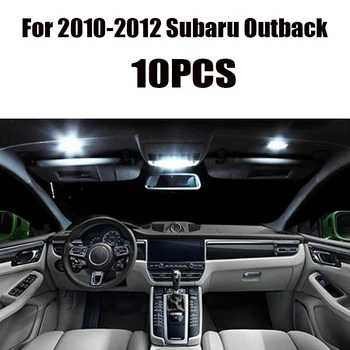 Už 2000-2019 Subaru Impreza Baltos spalvos automobilių reikmenys Canbus Klaidų, LED Interjero Šviesos Skaitymo Šviesos Rinkinys Žemėlapis Dome Licencijos Lempos