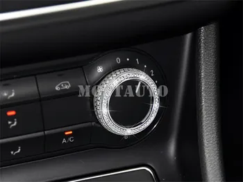 Už Benz ML W166 2012-m GL X166 2013-M. kalnų krištolas Stilius Oro Būklės, Rankena, Padengti 2vnt Automobilių Aksesuarų, Interjero Automobilių Puošimas