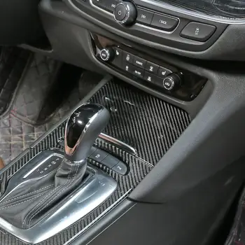 Už Buick Regal 2017-2020 Nekilnojamojo Anglies Pluošto 3D Lipdukas Centro kontrolės drenažo puodelio laikiklis kolegijos Interjero Automobilių Reikmenys