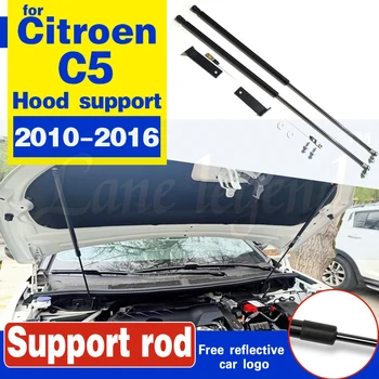 Už Citroen C5 2010 - 2016 Auto Priekinis Dangtis Dangčio Dujų Statramsčiai Liftas Paramos Sklendė Šoko paramos laikiklis laikiklis su spyruokle lazdele