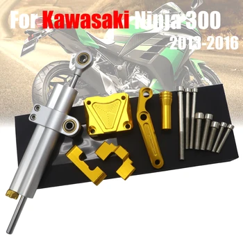 Už Kawasaki EX300 NINJA300 Ninja 300 2013-2016 m. m. m CNC Motociklo Stabilizuoti Vairo Sklendės Laikiklio Montavimo Rinkinį Parama
