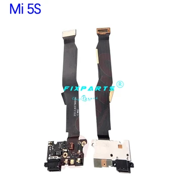 Už Mi5 MI 5S Plius 5X Įkrovimo lizdas Flex Kabelis, atsarginės Dalys, USB Dock Įkroviklis Flex Kabelis Xiaomi Mi5 Mi5S Plius